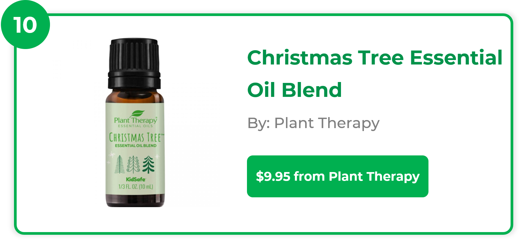 Christmas Tree Essential Oil Blend - Plant Therapy