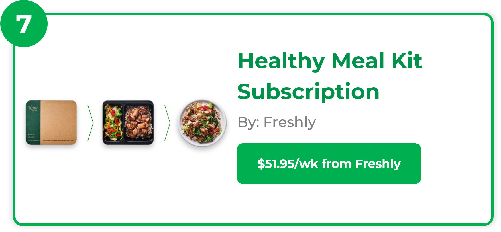 Healthy Meal Kit Subscription - Freshly