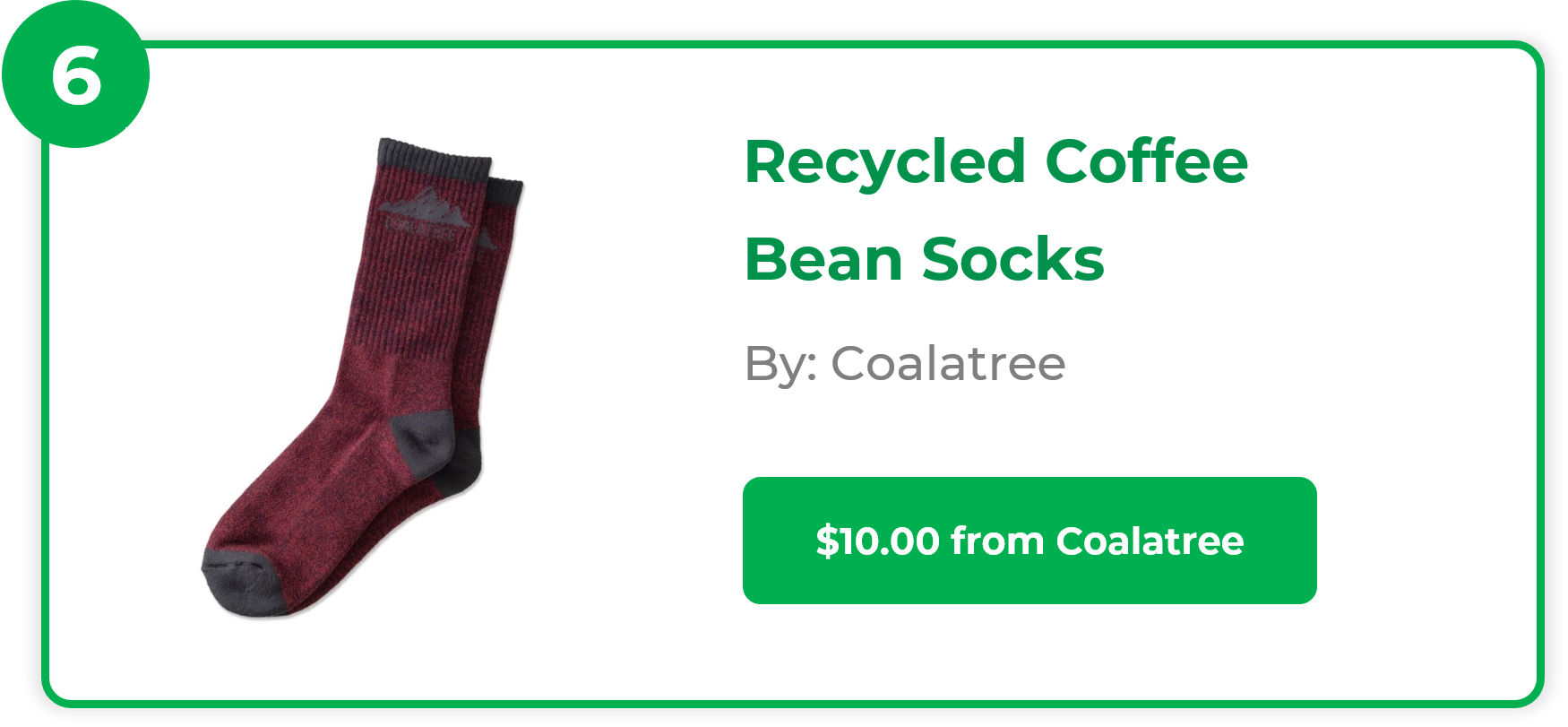Recycled Coffee Bean Socks - Coalatree