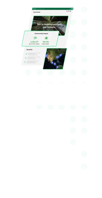 Stylized version of a webpage.